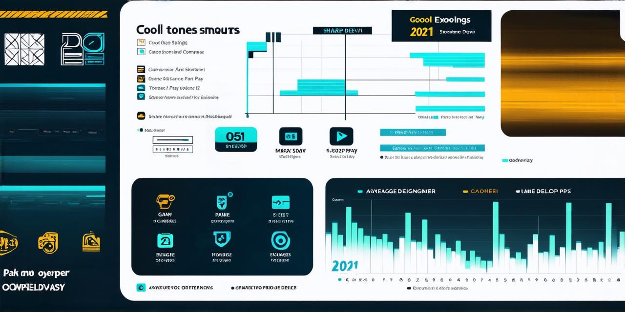 What is the average pay (as of 2021) for game developers and game designers?